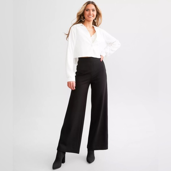 Z Supply Black Wide Leg Pants - Picture 2 of 6